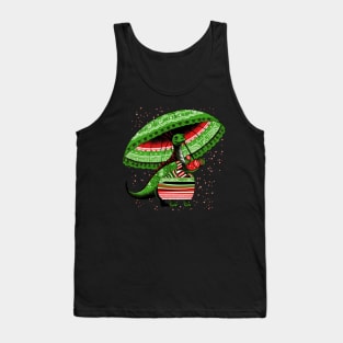 Vintage Mexican Folk Art Dinosaur Illustration - Colorful and Unique Design Tank Top